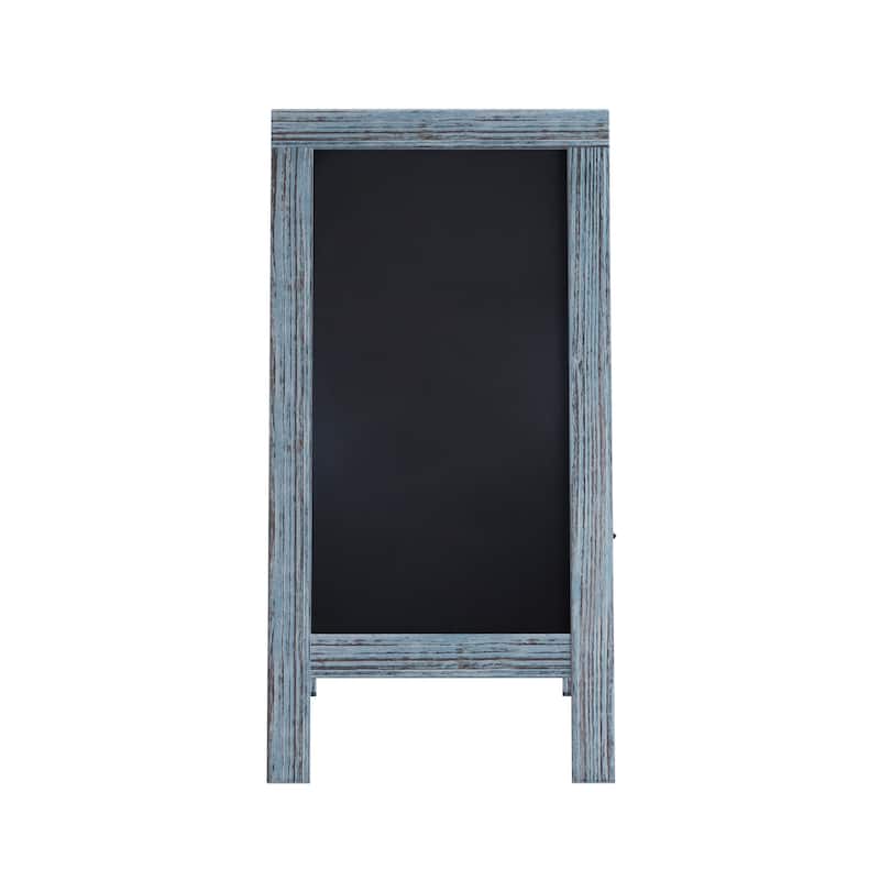 Wood A-Frame Magnetic Chalkboard Set-Markers, Stencils, and Magnets