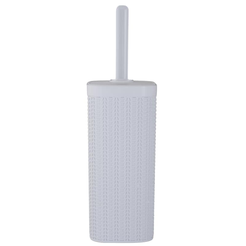 Bath Bliss Sailor Knot Toilet Brush in White - 6.3"x 5.3"x 16"
