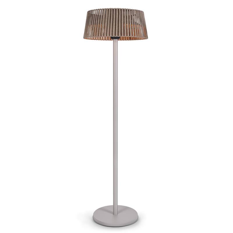 1500W Halogen Standalone Portable Indoor and Outdoor Patio Heater - Brown/Tan