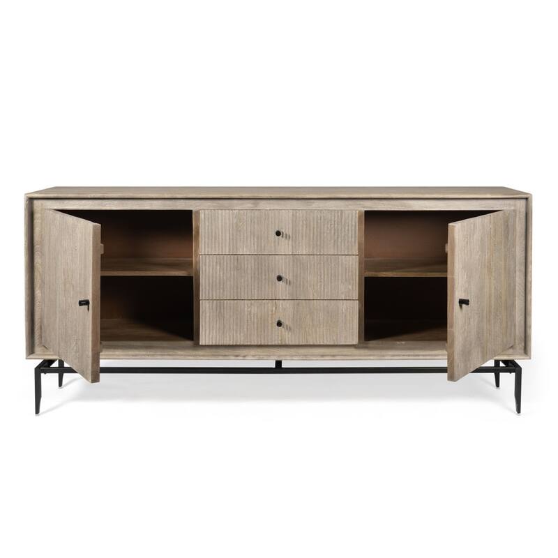 Camilo 69" Wide 3 Door Wood Sideboard - 69 x 16 x 31