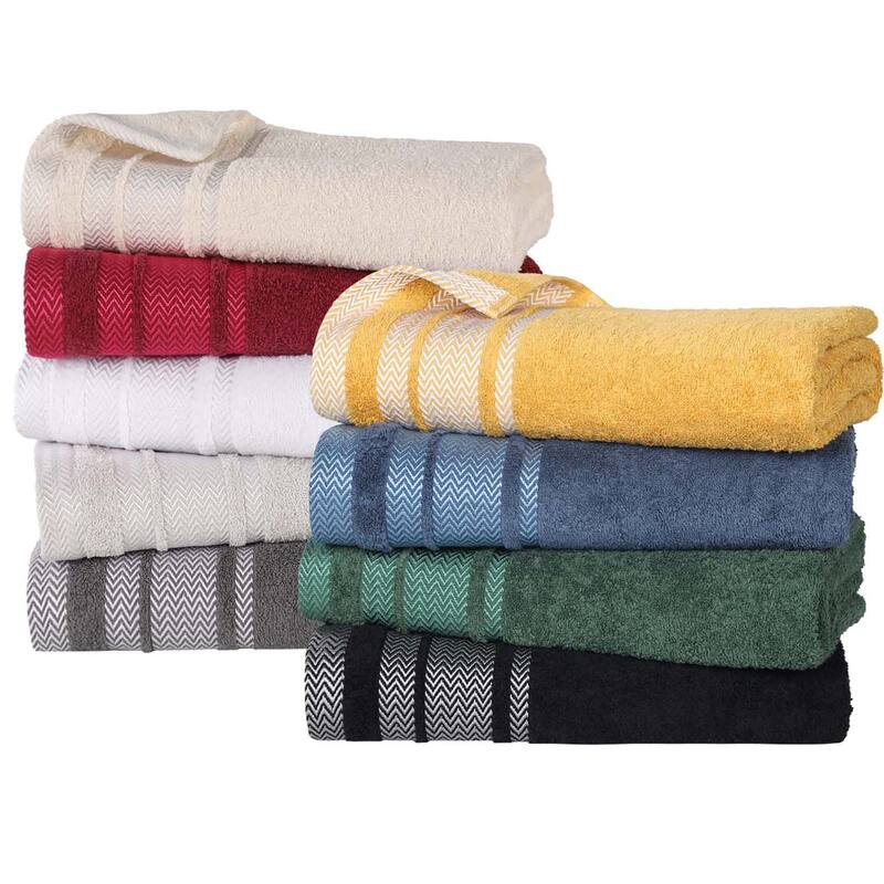 Superior Hays Cotton Soft Medium Weight Hand Towel Set of 6