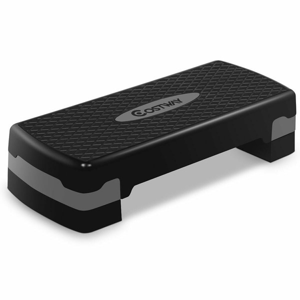 26" Fitness Aerobic Step Exercise Stepper w/ Riser