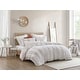preview thumbnail 1 of 3, Snow Leopard Comforter Set Ivory - Full - Queen