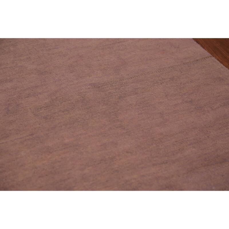 Gabbeh Modern Runner Rug Hand-Knotted Wool Carpet - 2'8" x 9'6"