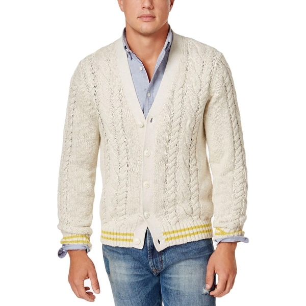 tommy hilfiger mens cardigan sweater