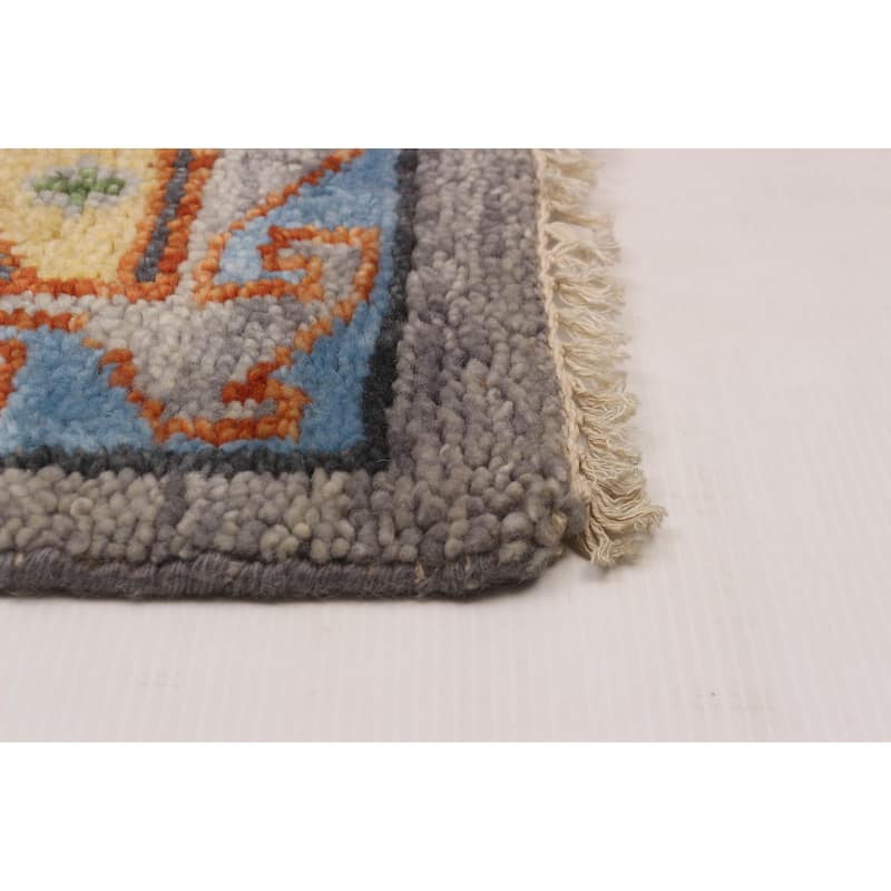 ECARPETGALLERY Hand-knotted Jules Serapi Grey Wool Rug - 7'11 x 10'1