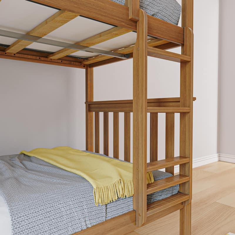 Max and Lily Twin over Twin Solid Wood Bunk Bed