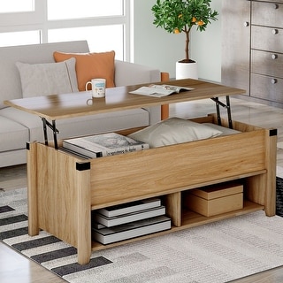 Multipurpose Coffee Table with open shelf and Storage - Bed Bath ...