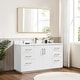 preview thumbnail 136 of 138, San Single Bath Vanity with Composite Stone Top without Mirror