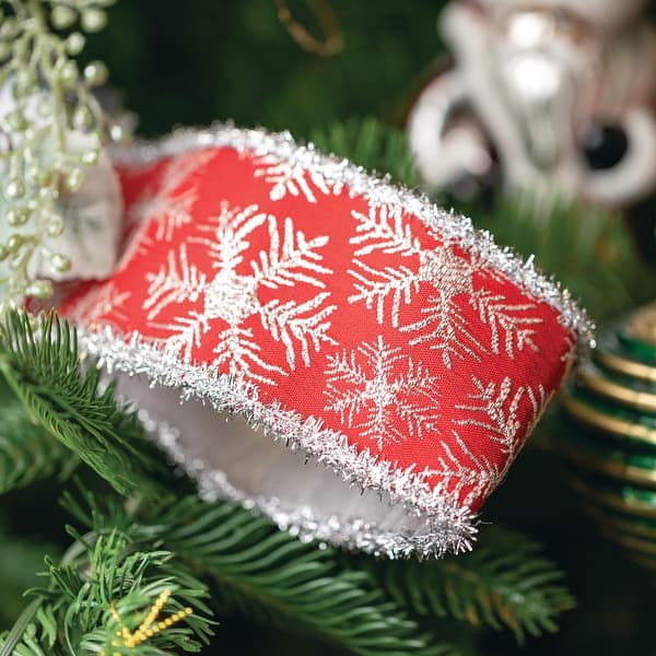 Sullivans 6.25 in. Wood Snowflake Ornament - Set of 3, White Christmas Ornaments