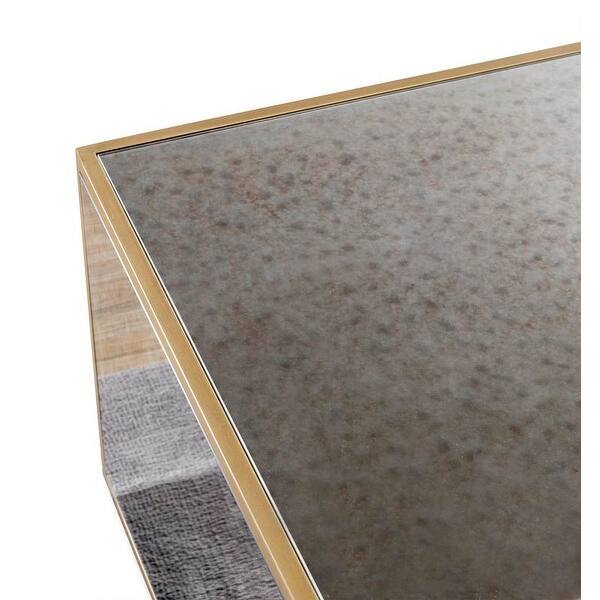 Shop Inspire Me Home Decor Lana Mirrored Coffee Table Overstock