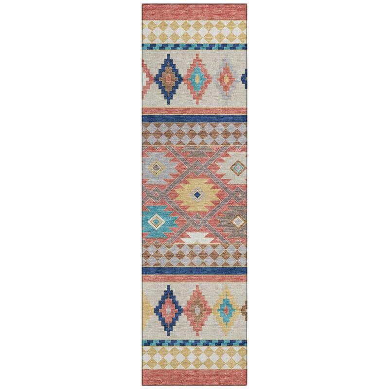 Machine Washable Indoor/ Outdoor Global Clemente Chantille Rug