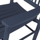 preview thumbnail 40 of 38, VEIKOUS Wood 3-piece Outdoor Rocking Chair and Folding Table Set