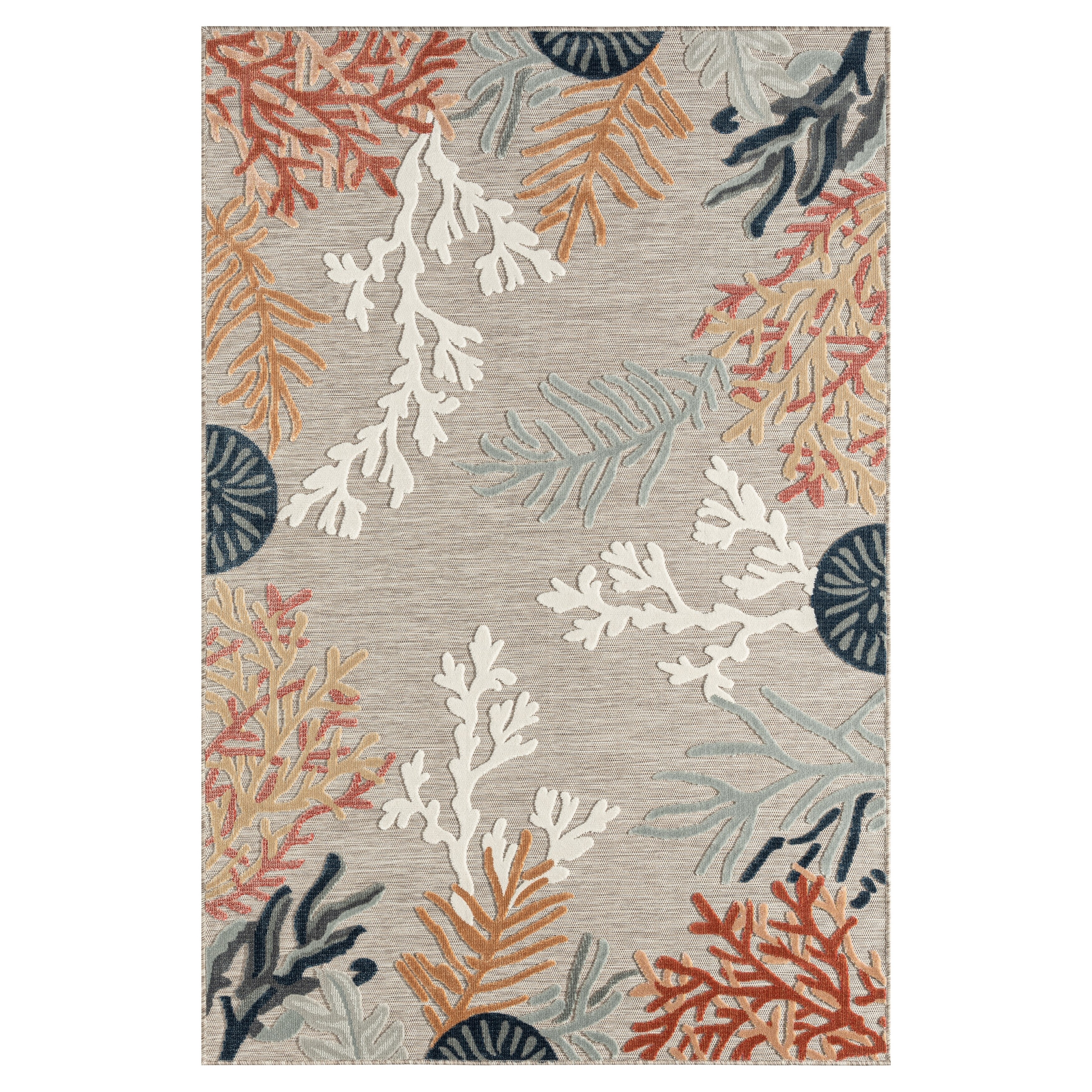 Tropical Beach Sea Coral Coastal Indoor Outdoor Area Rug **FREE SHIPPING** 