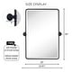 preview thumbnail 122 of 126, TEHOME Woodvale Rectangle Vertical Metal Wall Mirrors