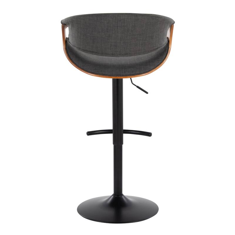 Carson Carrington Sauda Adjustable Bar Stool with Rounded T Footrest (Set of 2)