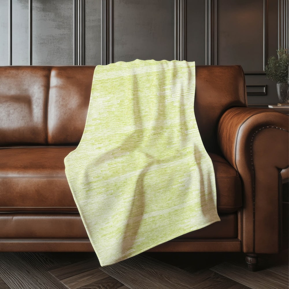 Premium Machine Washable Boho Moroccan Sherpa Throw Blanket