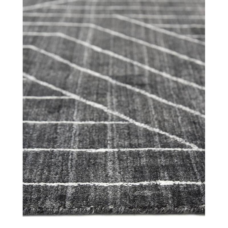 Overton Handmade Modern Contemporary Geometric Area Rug