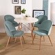 preview thumbnail 39 of 176, Homy Casa Mid-Century Modern Fabric Dining Chairs (Set of 2)