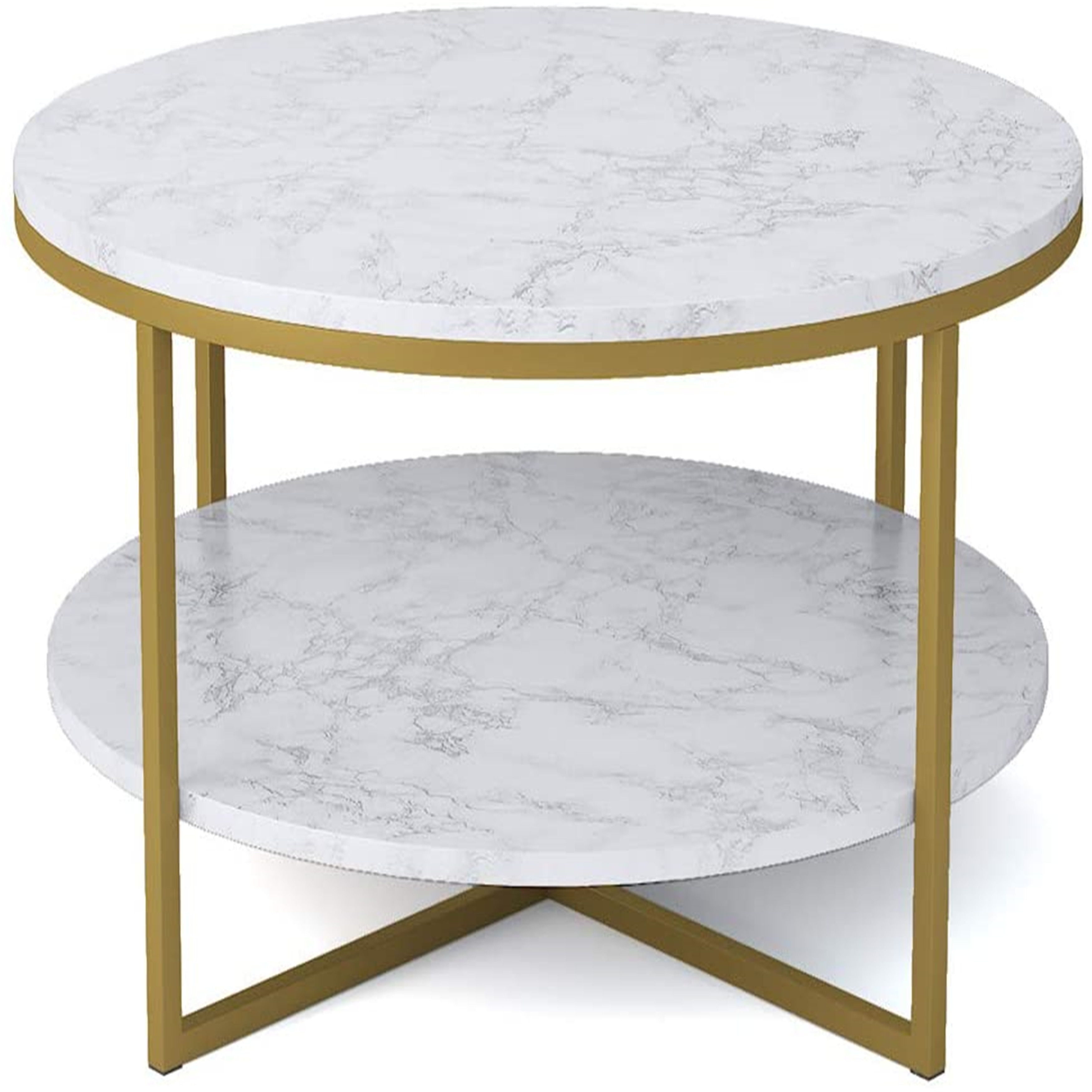 [View 23+] Round Marble Coffee Table With Gold Legs
