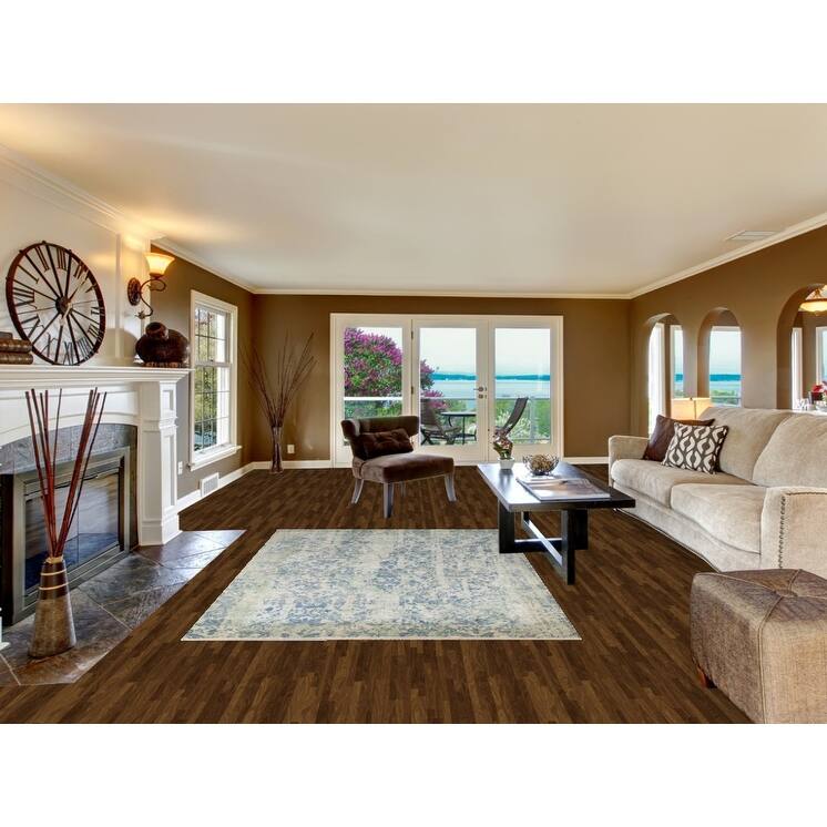 Modern / Abstract Area Rug Hand-Knotted Wool Carpet - 5'6"x 7'9"