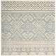 preview thumbnail 70 of 103, SAFAVIEH Adirondack Dixie Rustic Boho Rug 6' Square - Ivory/Slate - Square