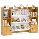 preview thumbnail 2 of 42, Costway Kids Toy Storage and Bookshelf with 8 Boxes Open Shelves & 2 - See Details Beige