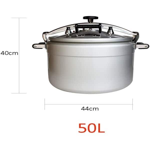 Pressure Cooker Large Capacity Extra Large Gas Large Restaurant Aluminum  Alloy Pressure Cooker Explosion-proof 50L - Bed Bath & Beyond - 31423551