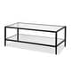 preview thumbnail 20 of 33, Hera 45'' Wide Rectangular Coffee Table with Mirror Shelf