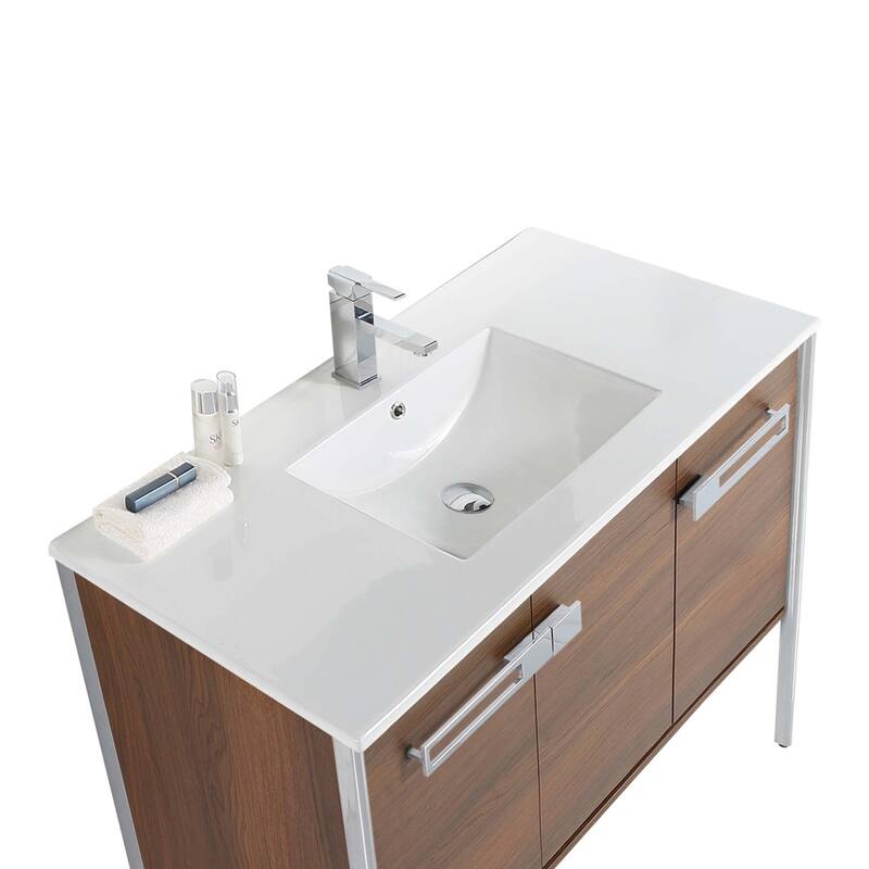Fine Fixtures Oakville Bathroom Vanity with White Ceramic Sink