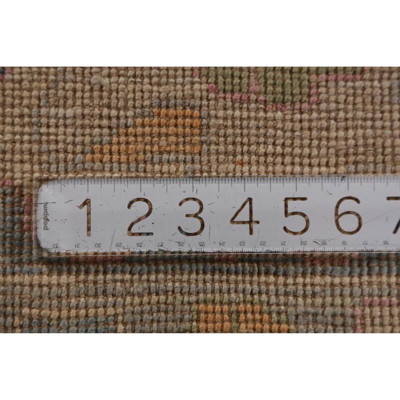 Hand Knotted Oriental 100% Wool Carpet Transitional All-Over Greys & Charcoal Oushak Area Rug - 10' 0'' X 8' 0''