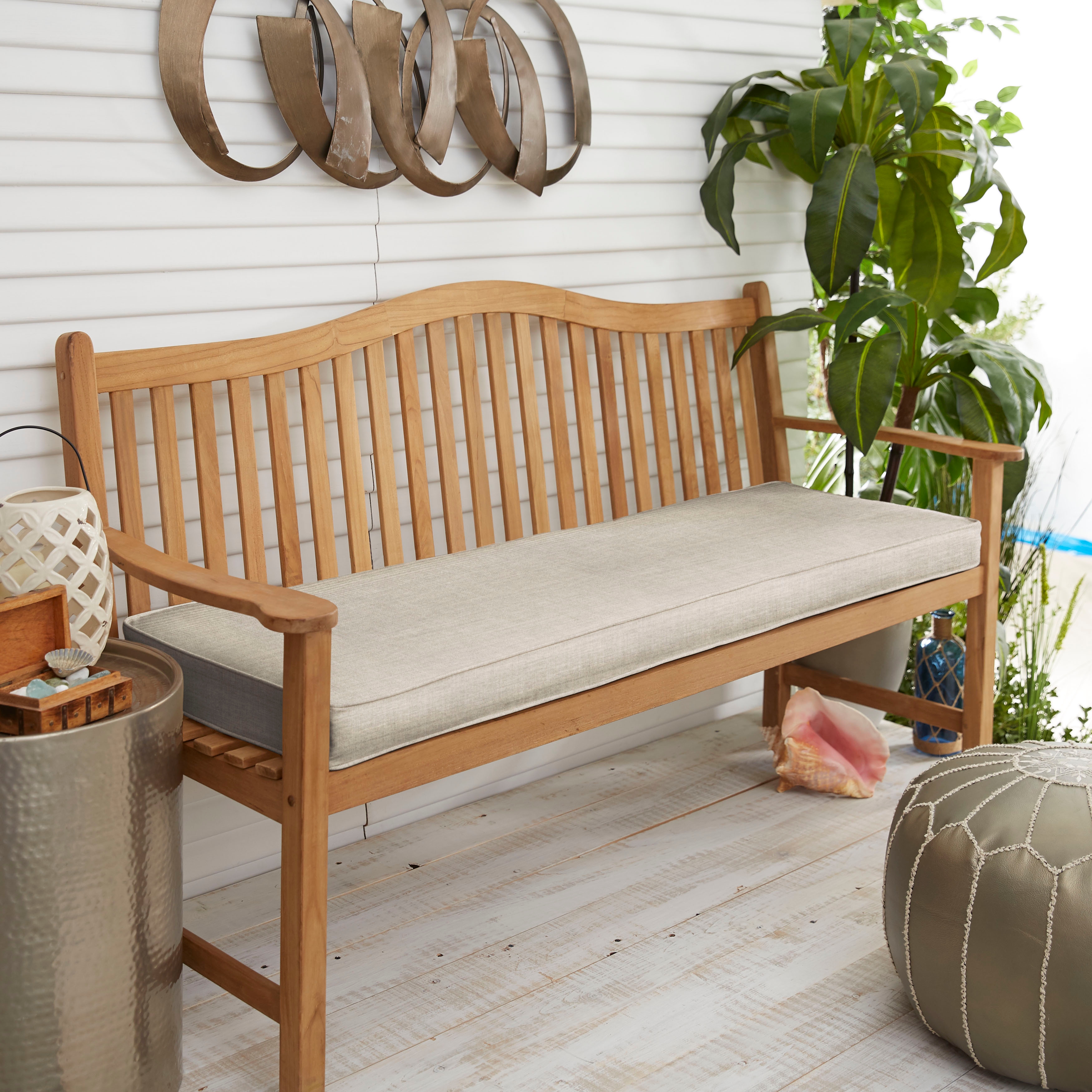 Sunbrella Indoor Outdoor Bench Cushion 55 to 60
