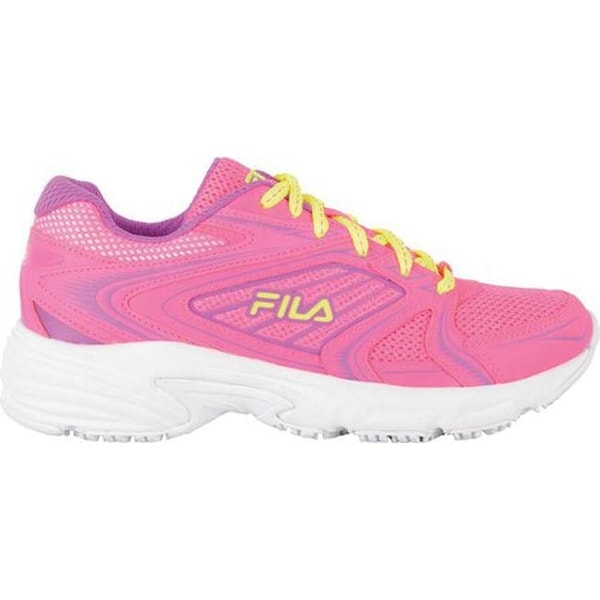 pink flower fila shoes