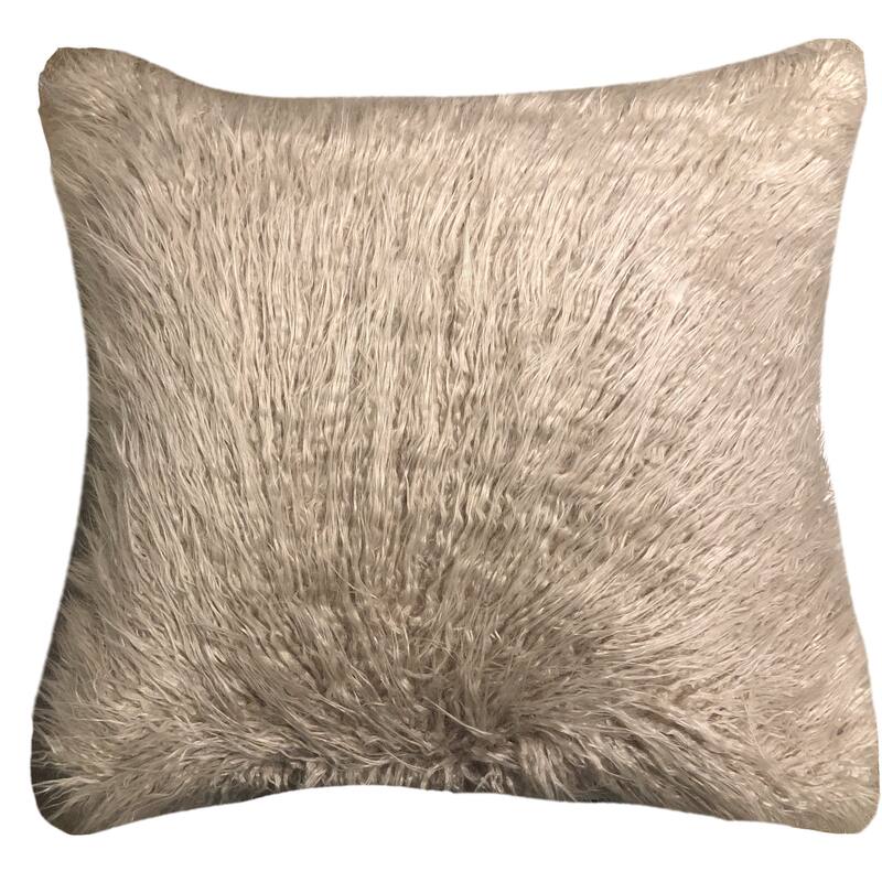 Pillow - Triscina Fauxfur 22" x 22" Feather / Down Fill