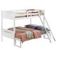 preview thumbnail 12 of 41, Modern Style Twin/Full Bunk Bed with Built-In Ladder