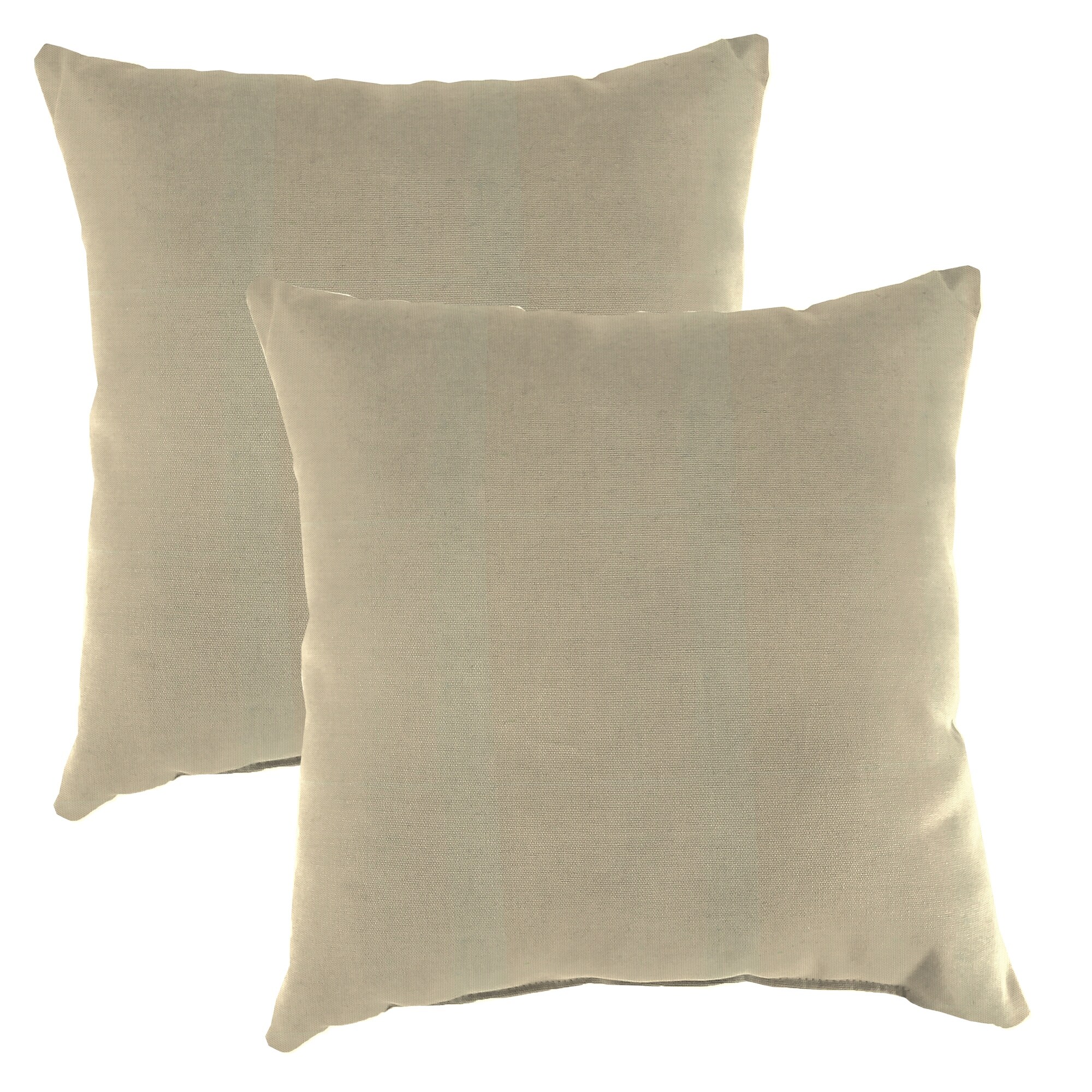 20" x 20" Square Knife Edge Outdoor Throw Pillow (2-Pack) - 20'' L x 20'' W x 6'' H