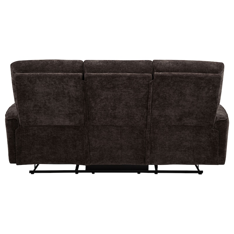 Navarro Chenille Upholstered Reclining Sofa - 79.25" x 37.75" x 40.25"