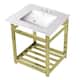 Option White / Polished Brass