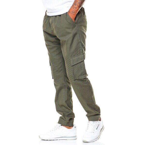 big mens khaki joggers
