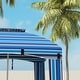 preview thumbnail 7 of 7, 5.8' x 5.8' Portable Beach Umbrella with Double-Top