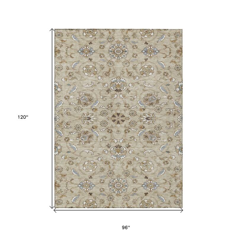 HomeRoots Moroccan Transitional Rectangle Outdoor Rug