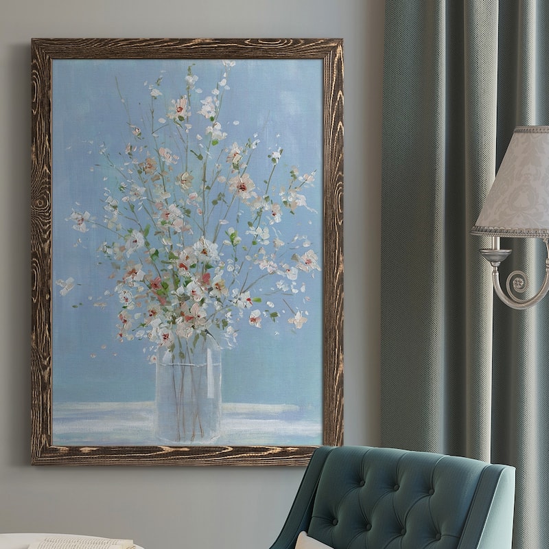 Cherry Blossom Arrangement-Premium Framed Canvas - Ready to Hang