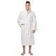 preview thumbnail 9 of 34, Men's Turkish Cotton Hooded Bathrobe L/XL - White