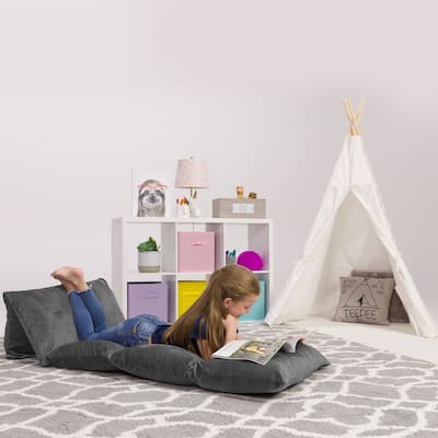 Kids Floor Pillow Cover,Premium Cushion and Lounger Covers for Pillows