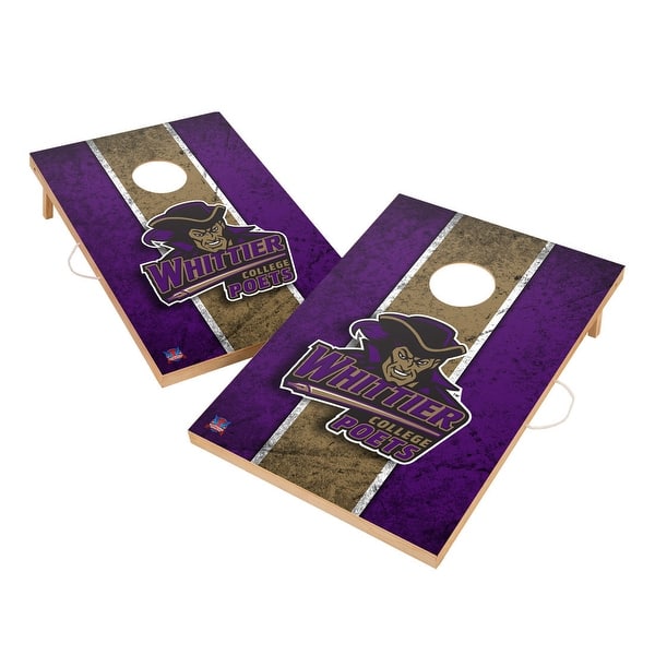 slide 2 of 5, Vintage Whittier College Poets Regulation 2x4 Cornhole Set