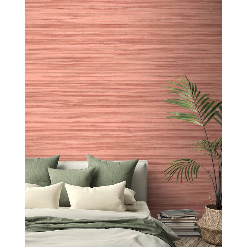 Seabrook Designs Hillside Stringcloth Unpasted Wallpaper
