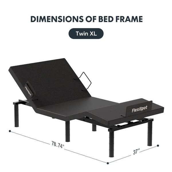 FunniHomi Zero Clearance Massage Adjustable Bed Frame with Wireless Remote, Zero Gravity Bed