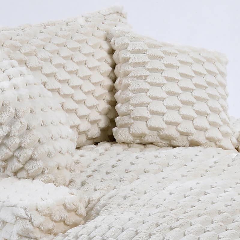 51.2" Corduroy Upholstered Compression Sofa