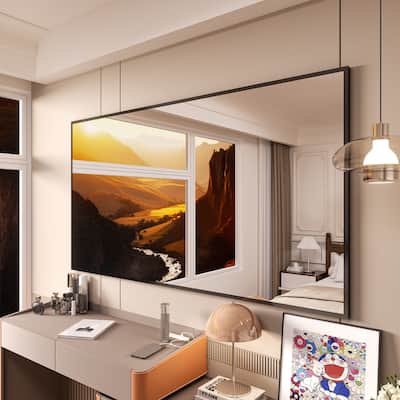 QuivaraView Wall Mounted Aluminum Frame Bathroom Vanity Mirror
