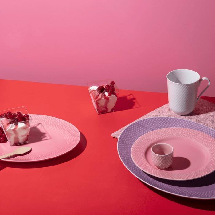 Lyngby Porcelæn Rhombe Color Oval Serving Dish, W: 11.2"